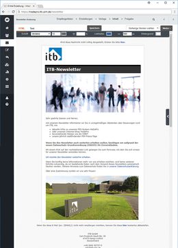 TradePro Newsletter Das Plugin Newsletter in TradePro ist ein wirkungsvolles Marketing-Tool